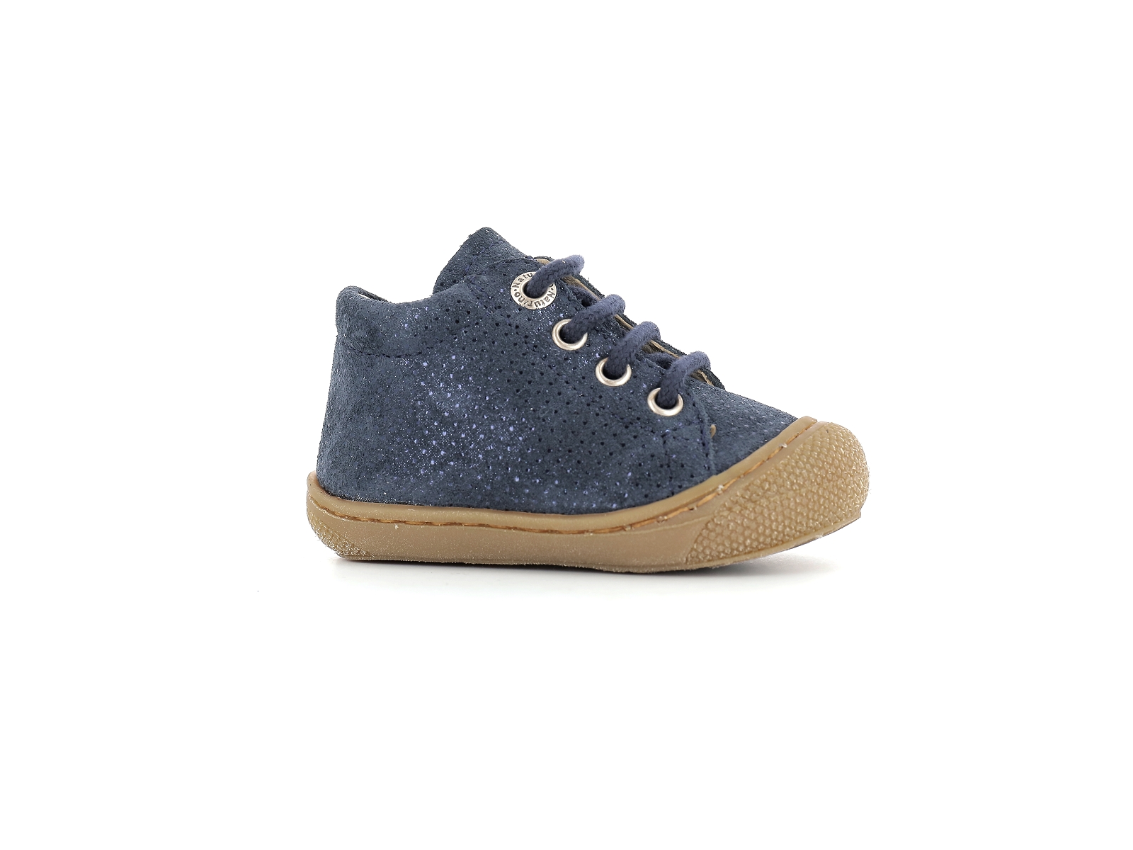 Naturino-COCOON SUEDE GIRL Glitter Marine