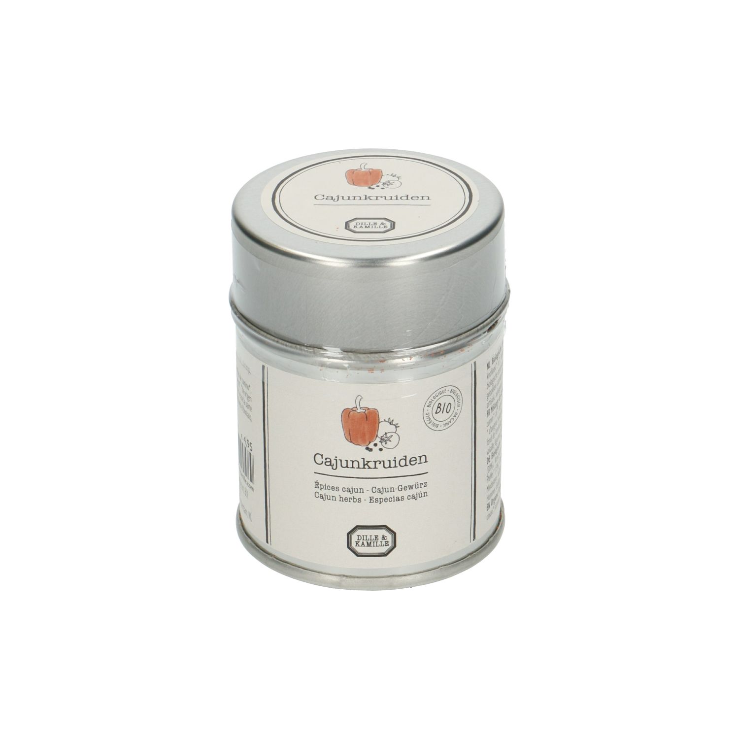 Cajunkruiden, biologisch, blikje, 45 g