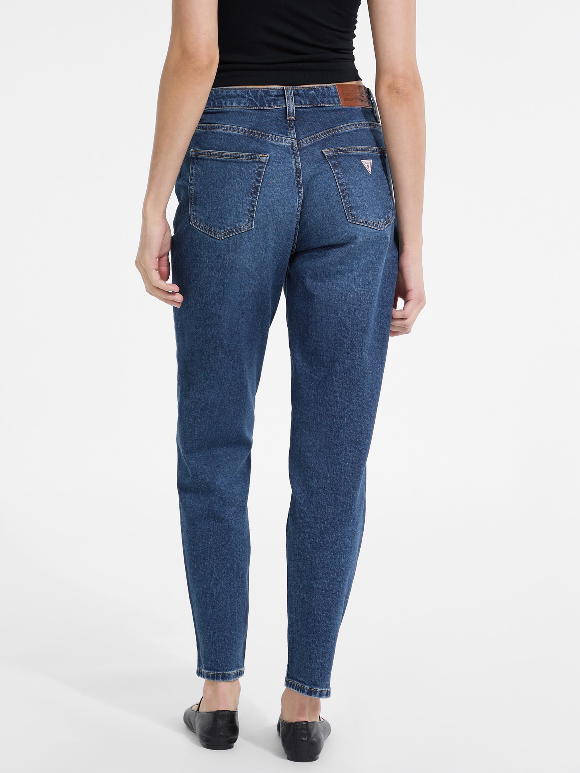 Calça jeans estilo mãe G06