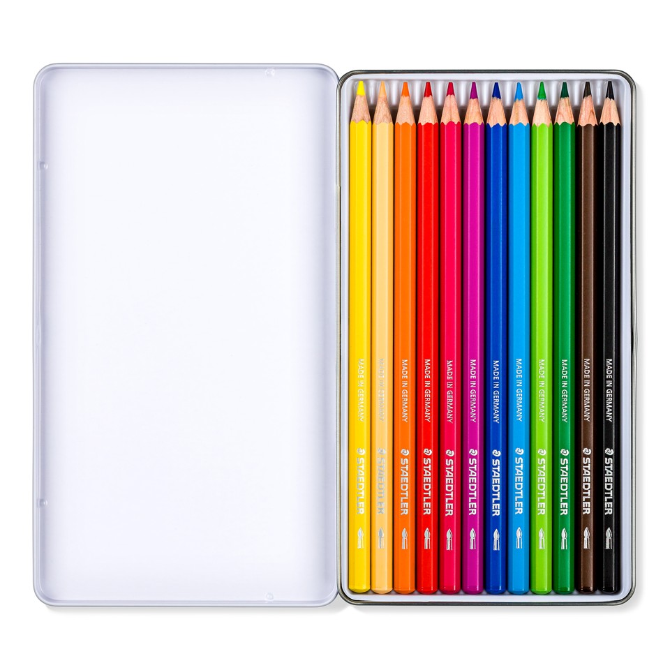 Staedtler - Akvarelfarveblyant, 12 stk