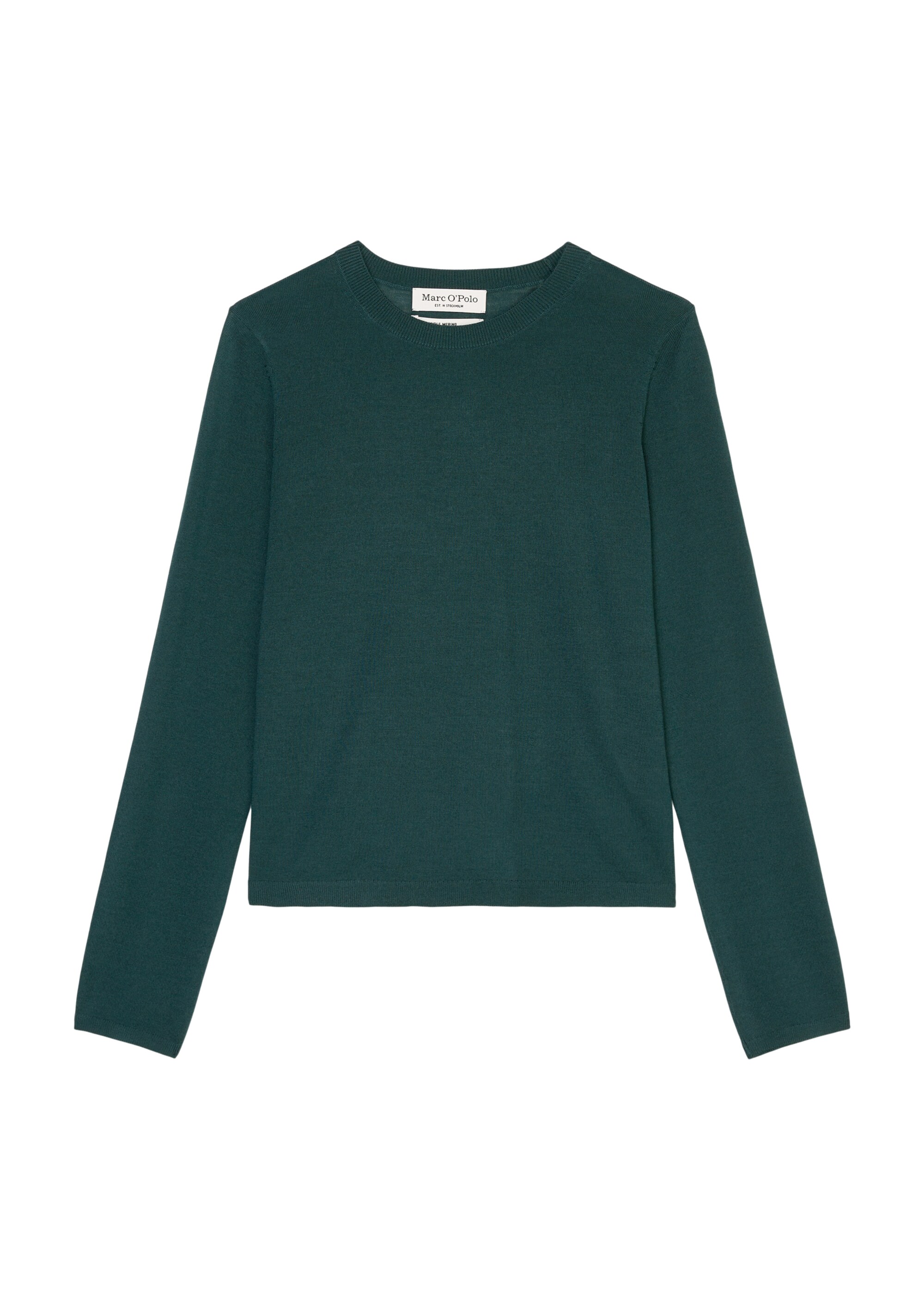 Eleganter Feinstrick-Pullover slim fit aus reiner Merinowolle