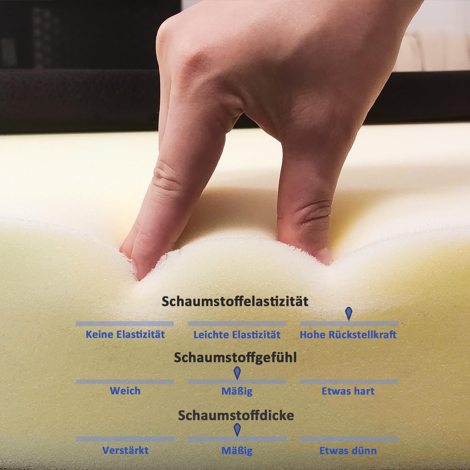 Matratze 90x200 Kinder h2 h3, Kaltschaummatratze, Höhe 26 cm, Härtegrad H3, 7 Komfortzonen, Kindermatratze geeignet für Kinder, Schüler (90x200x26cm)