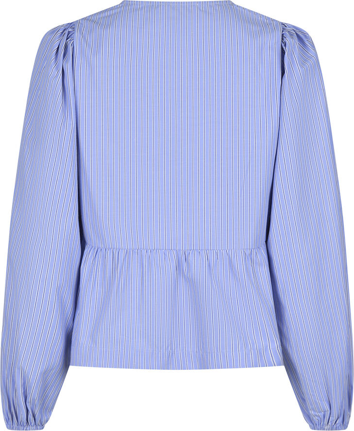 Neo Noir Esmée Stripe Blouse Blue