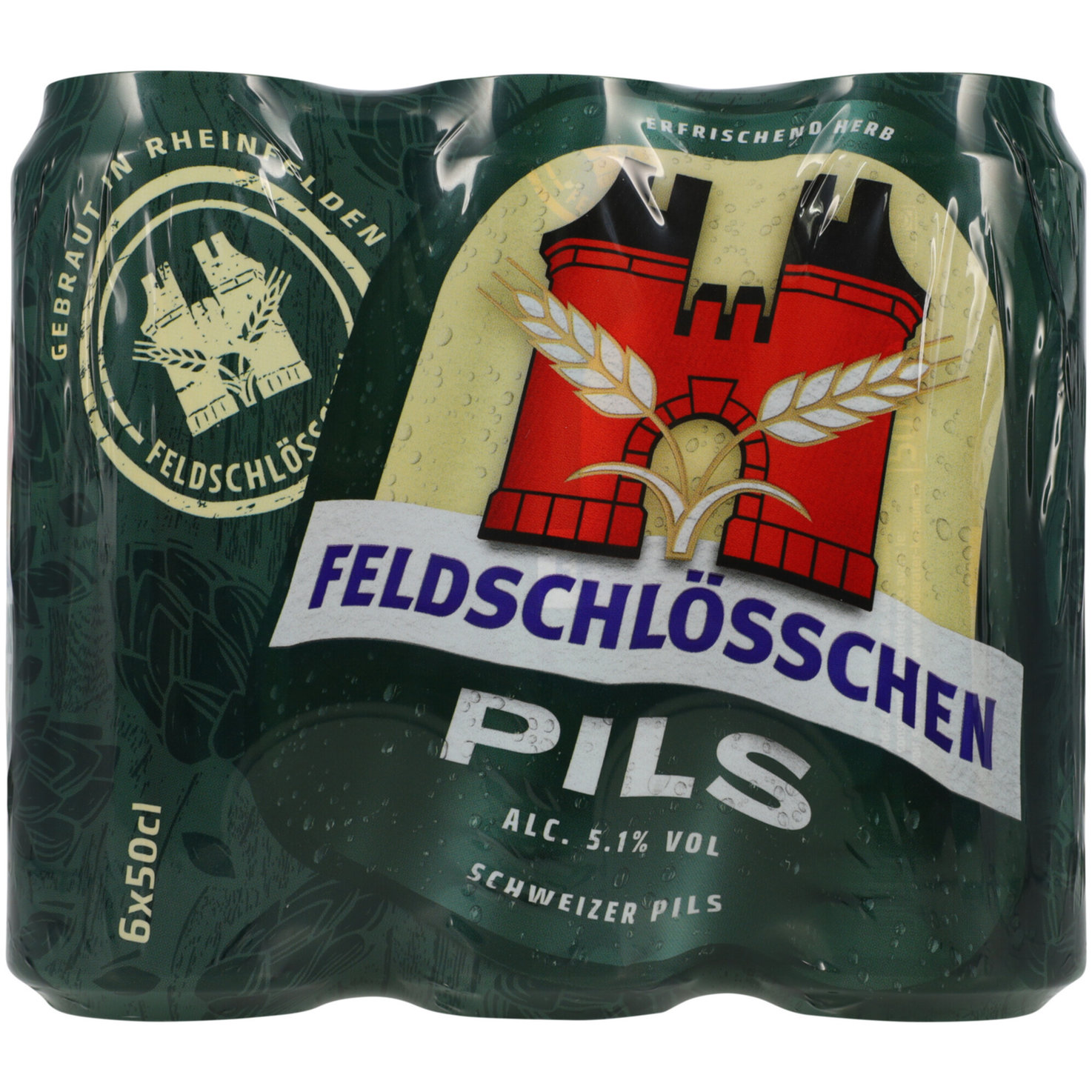 Feldschlösschen Pils Bier 6x50cl -300cl