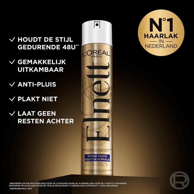 L'Oréal Paris Elnett Satin Volume Haarspray Extra Sterk 200 ML