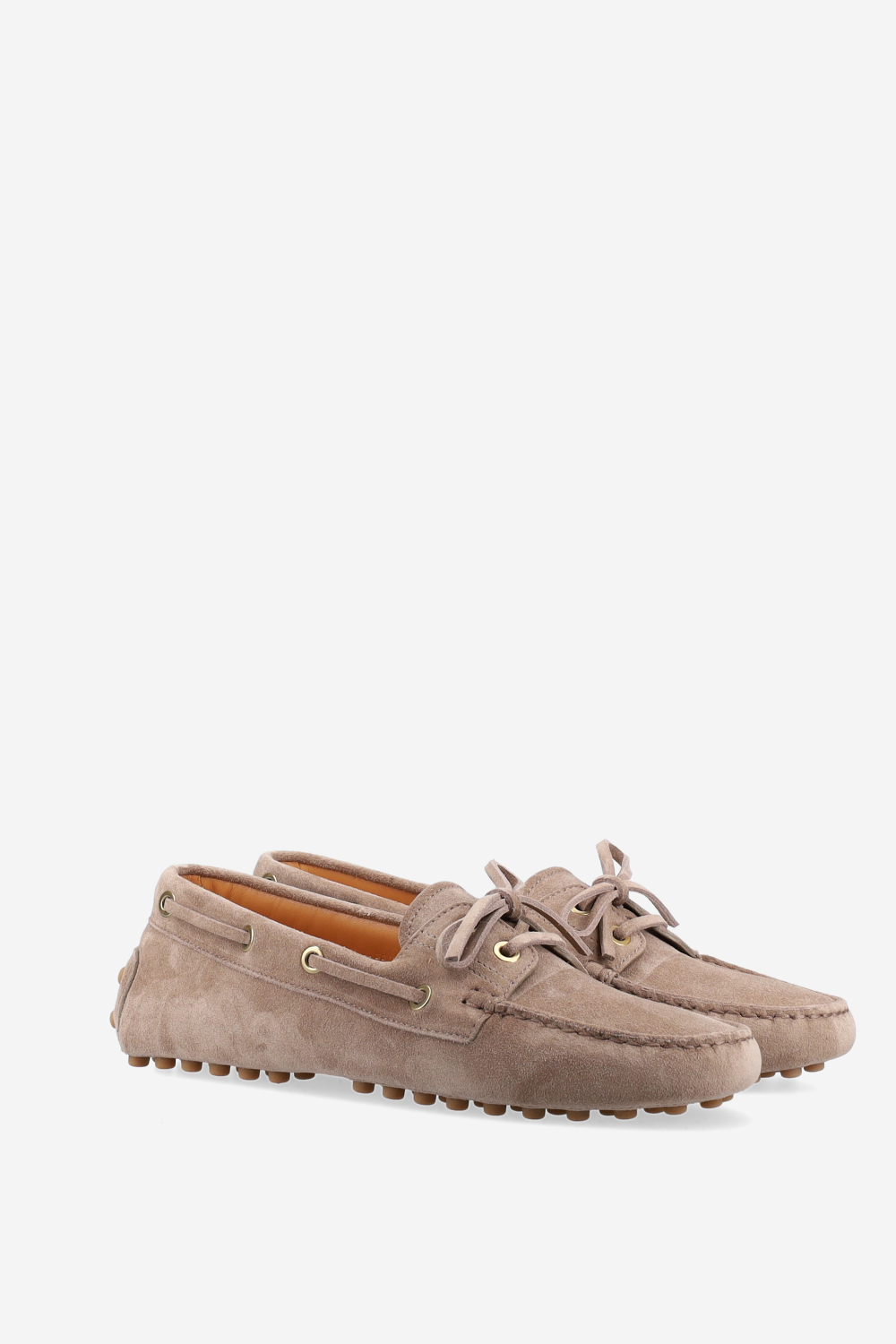 Gommino suede loafers