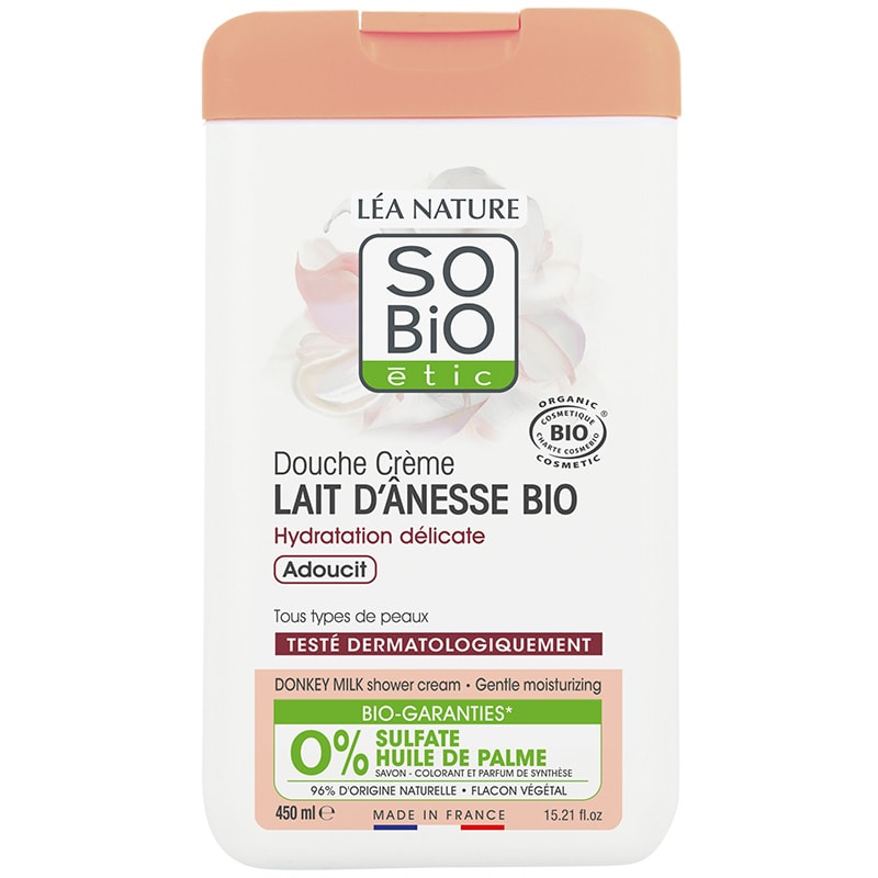 Douche crèmes bio hydratantes - Lait d'ânesse - 2 x 450 ml