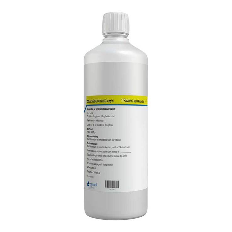 Oxalsäure Bernburg 40 mg / ml Konzentrat H.Lösung für Bienen, 1 l