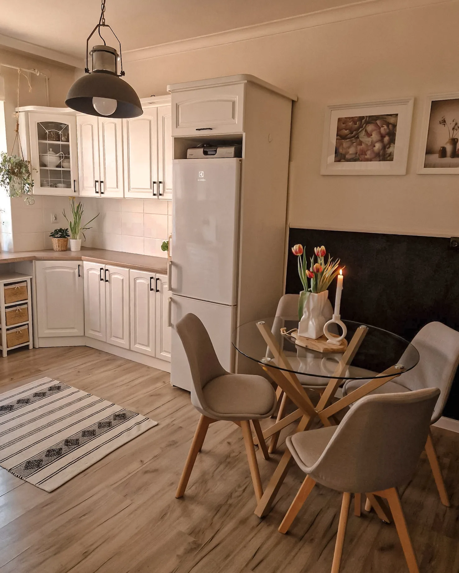 Set van 2 eetkamerstoelen DAKOTA II Fluweel Grijs