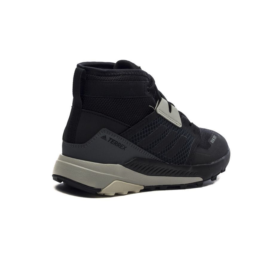 adidas Chaussures de randonnée Terrex Trailmaker Mid RAIN.RDY - Noir/Aluminum Enfant