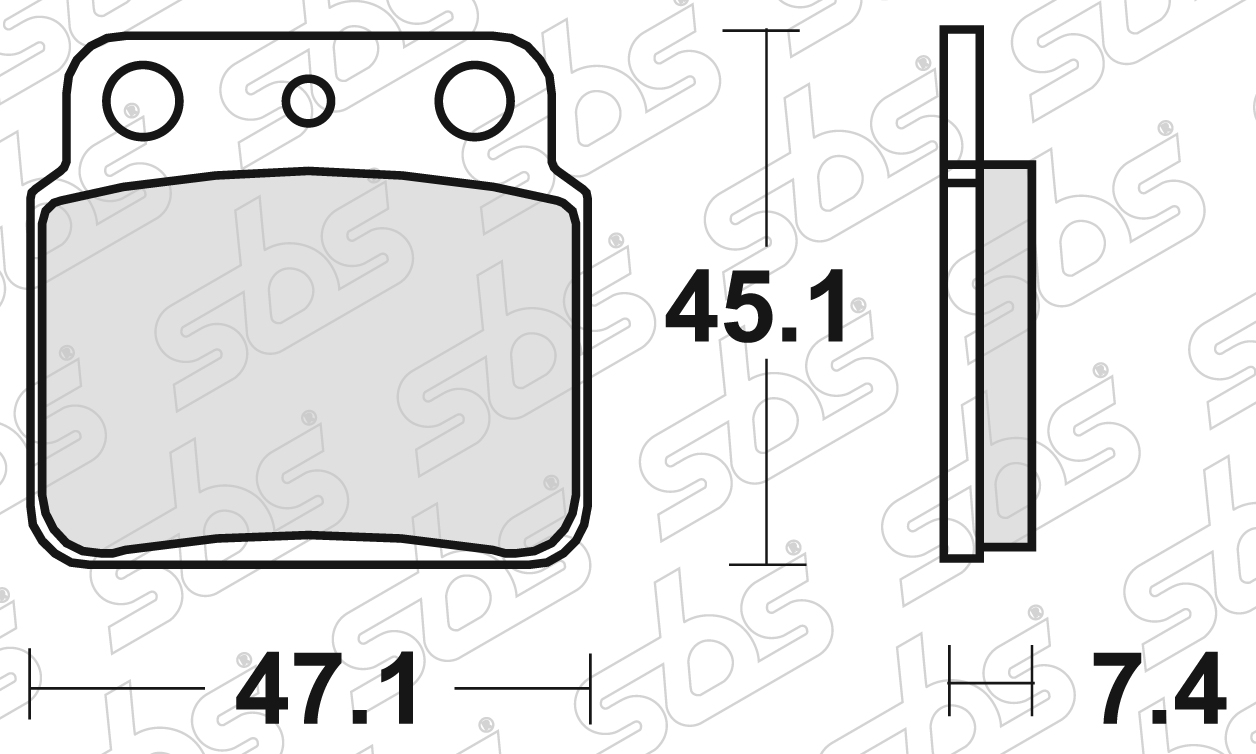 SBS - Plaquettes de frein 649 SI