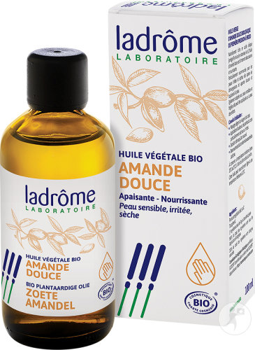Ladrôme Amande Douce Huile Végétale Bio Apaisante Et Nourrissante Peau Sensible-Irritée-Sèche 100ml