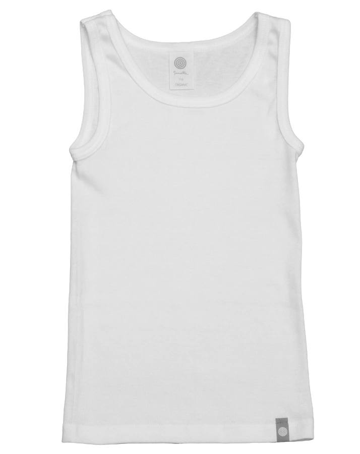 Unterhemd Feinripp Basic Organic Cotton in weiß