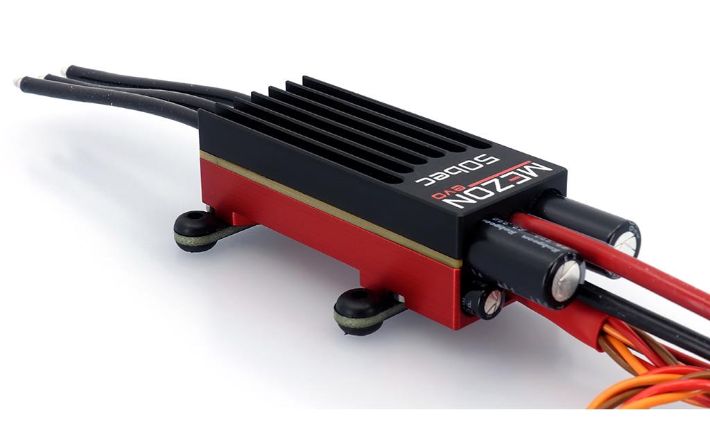 Brushless Regler MEZON EVO 50 BEC 50A, 2-12S<br>50A Brushless ESC mit Telemetrie für Flugmodelle