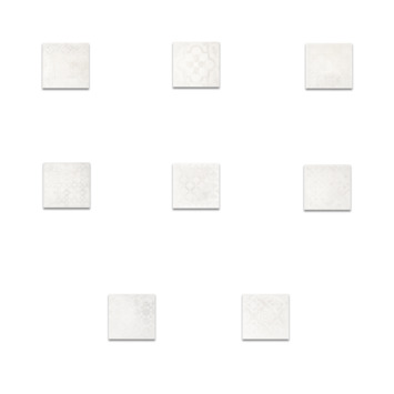 Vloertegel Dust Bianco Decor 30x30 cm 1m²/pak