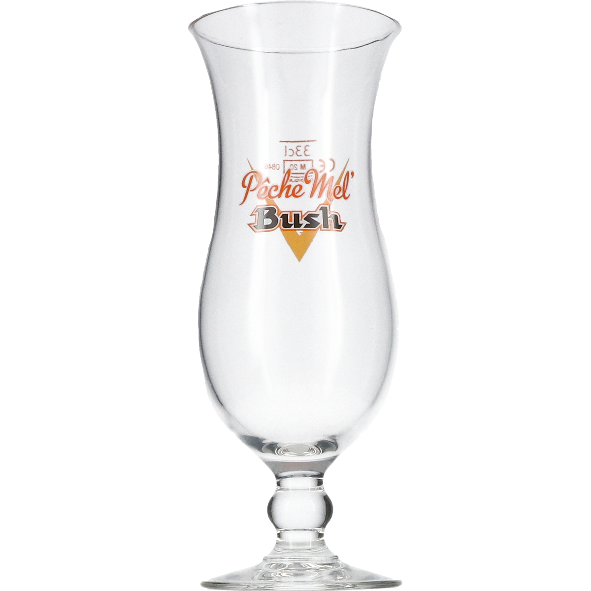 Bush Peche Mel Voetglas 33 cl