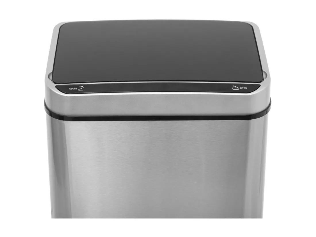 Poubelle en Inox 40 Litres Sensor ouverture et fermeture automatique