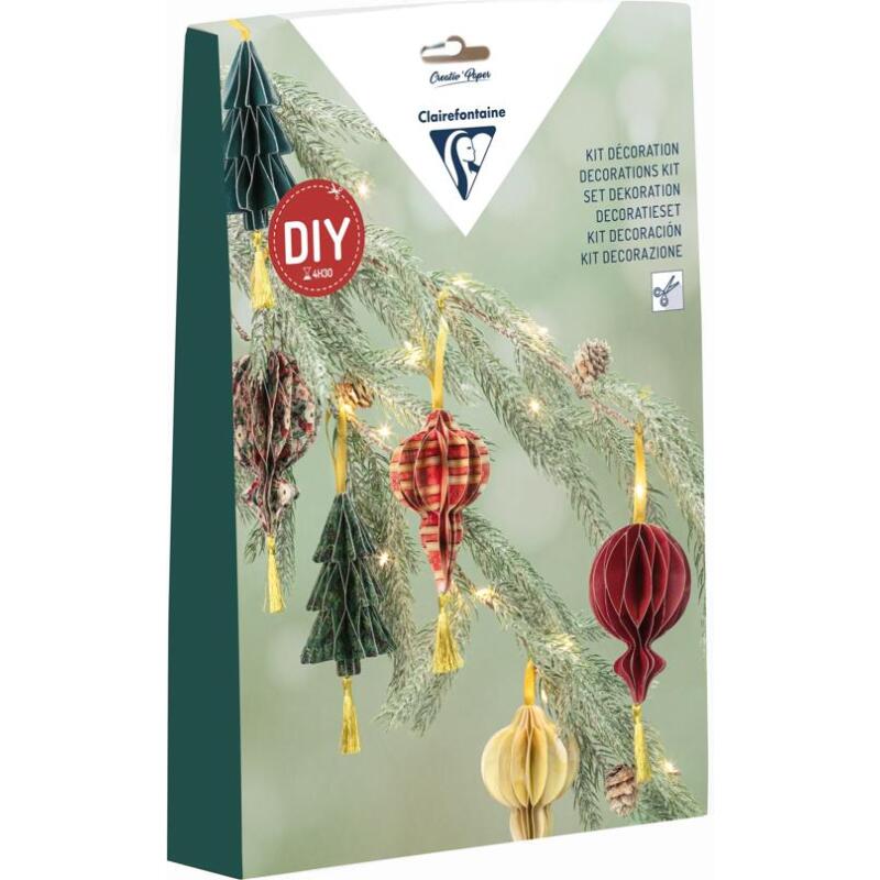 KIT DÉCOUVERTE, 20,5x4,5x29,7cm - Suspensions de Noël - Multicolore