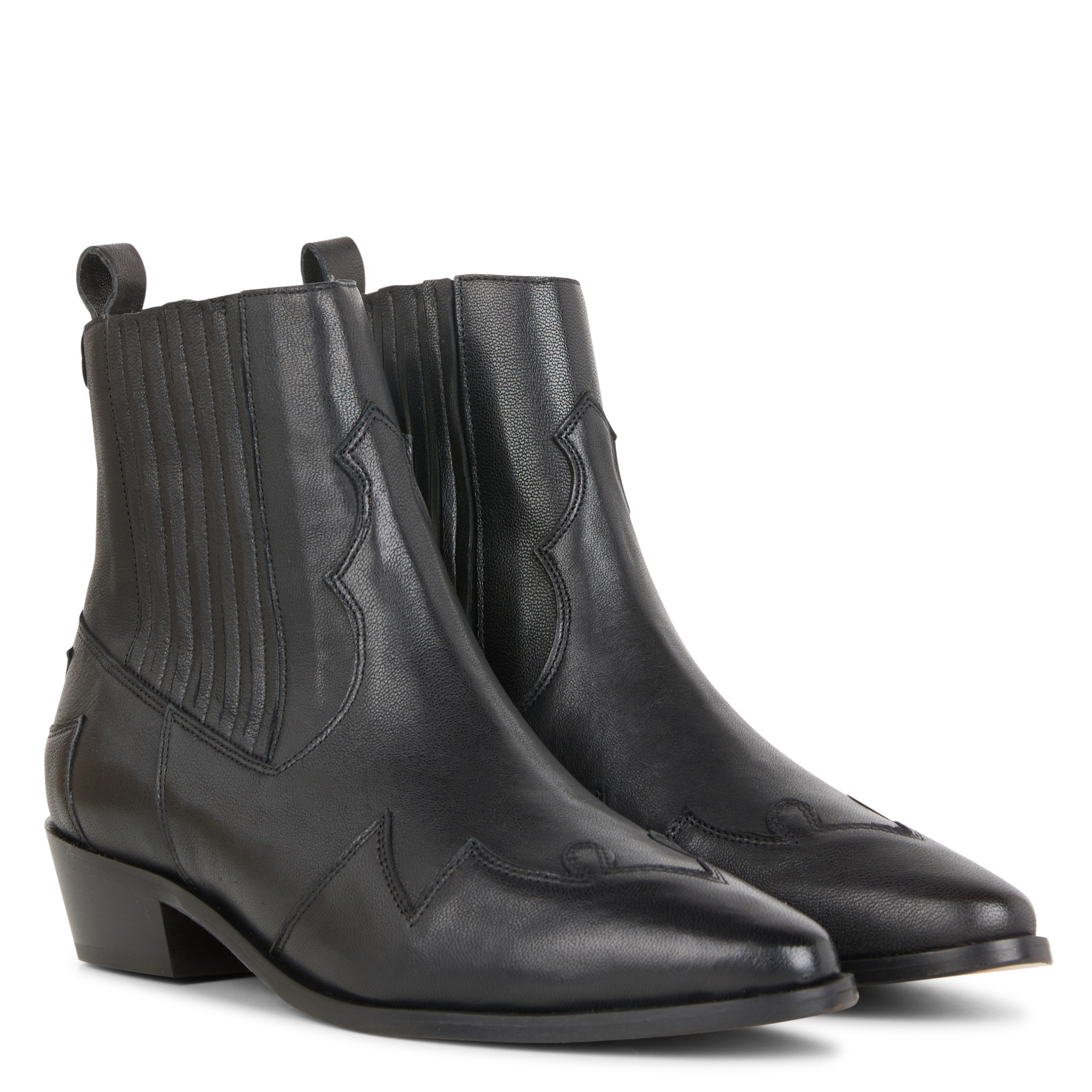 TYA - Bottines en cuir | Noir
