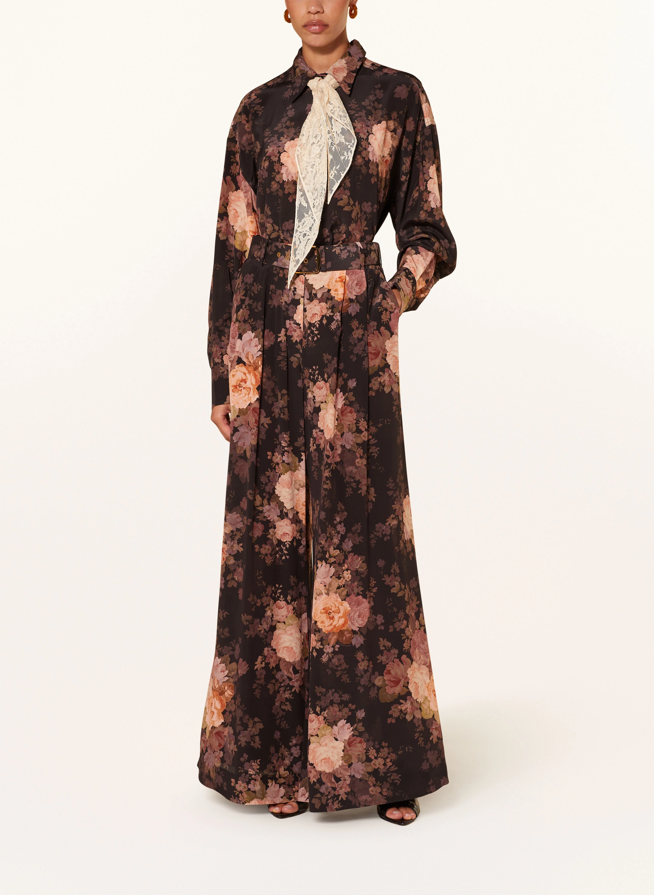 ZIMMERMANN Marlenehose ILLUSTRATION aus Seide