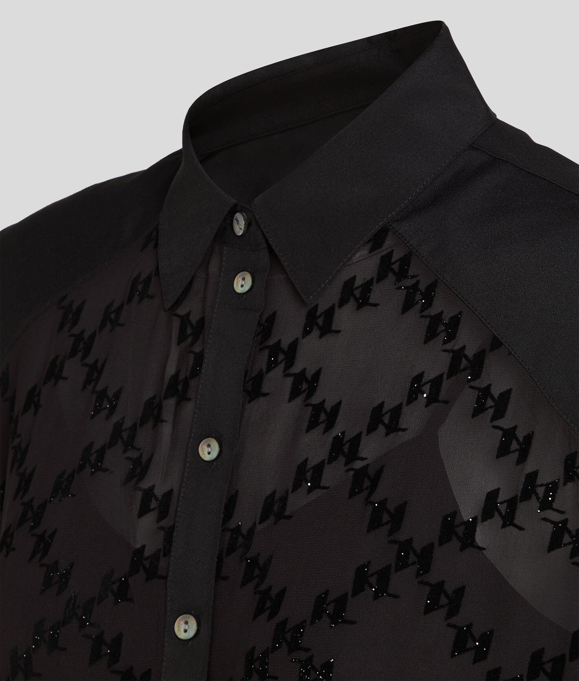 CHEMISE TUNIQUE KL MONOGRAM SCINTILLANTE