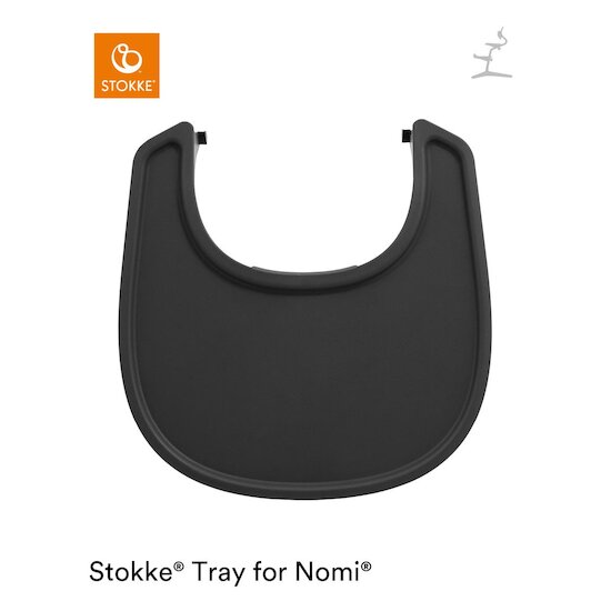 Plateau Tray pour Nomi®   Noir        de               Stokke®