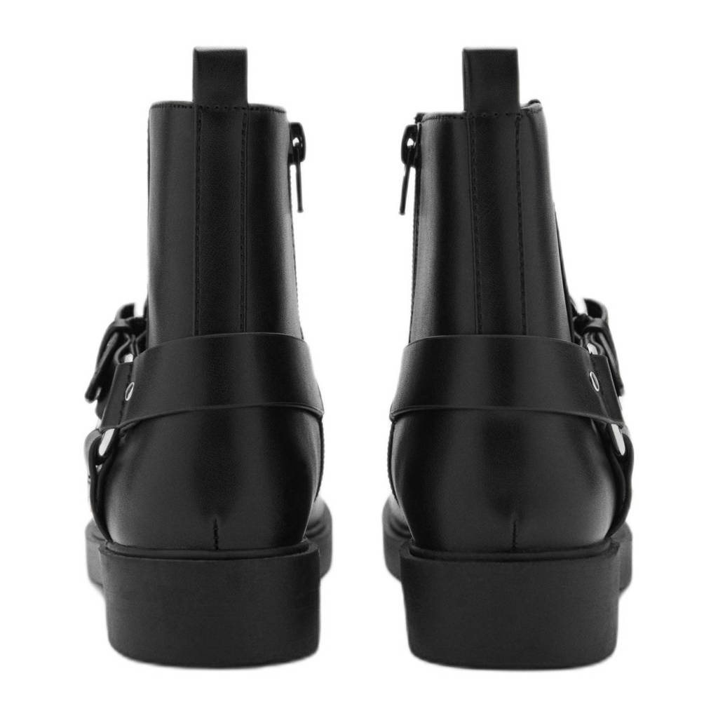 Mango Kids bikerboots zwart