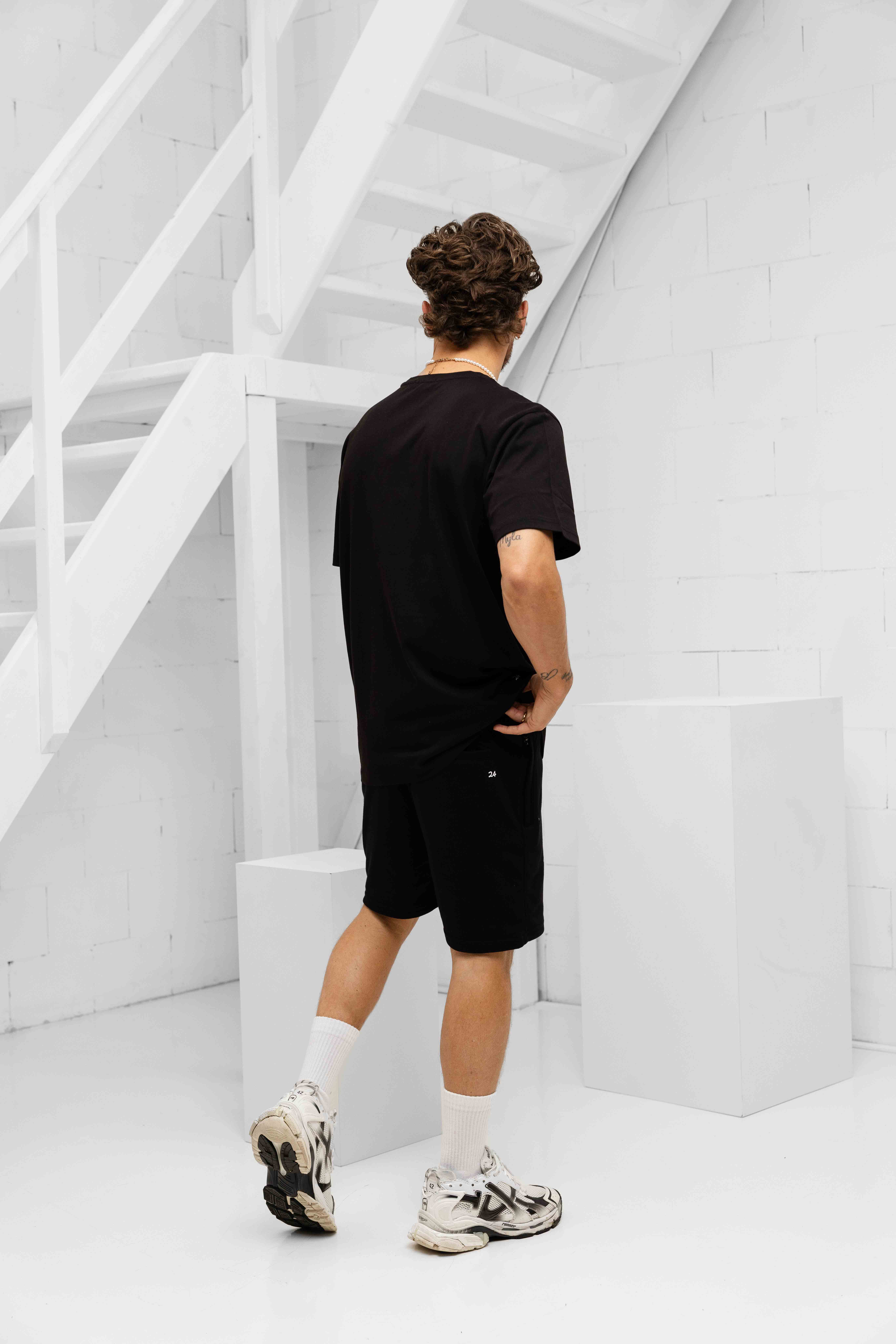 24 Uomo Basic Zomerset Heren Zwart