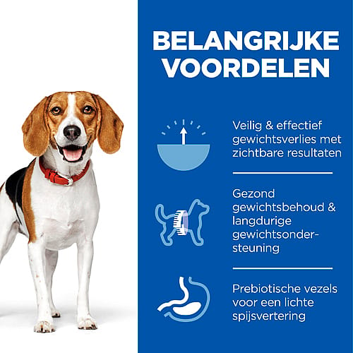 Hill's Science Plan Perfect Weight Hondenvoer Kip & Groenten 12 x 363 gram