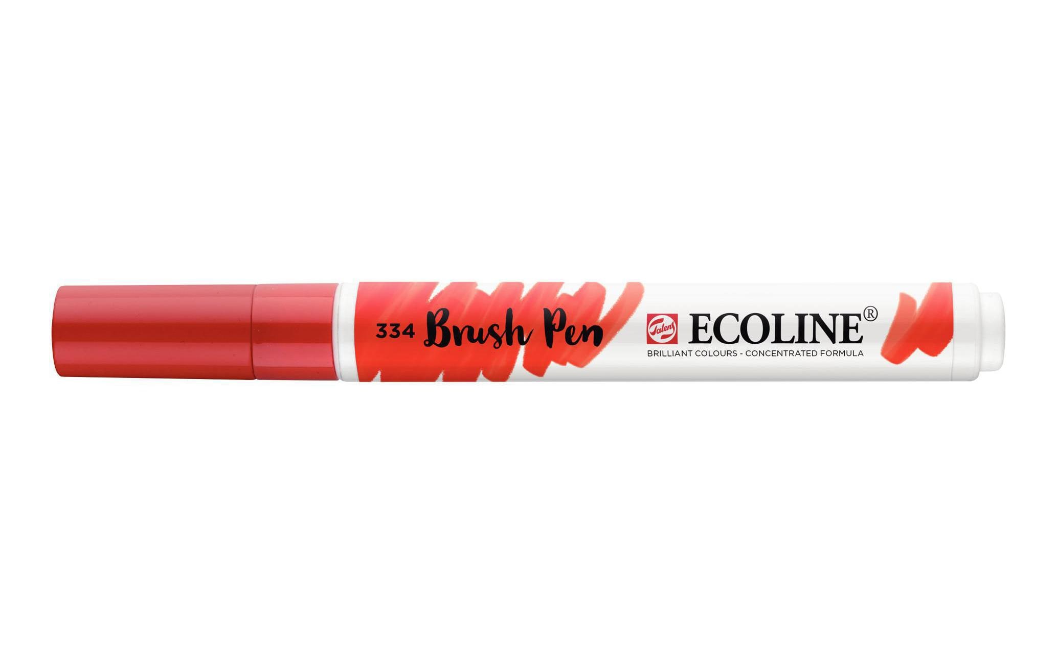 Brushpen Ecoline ScharlachFlüssige Wasserfarbe im praktischen Brush Pen
