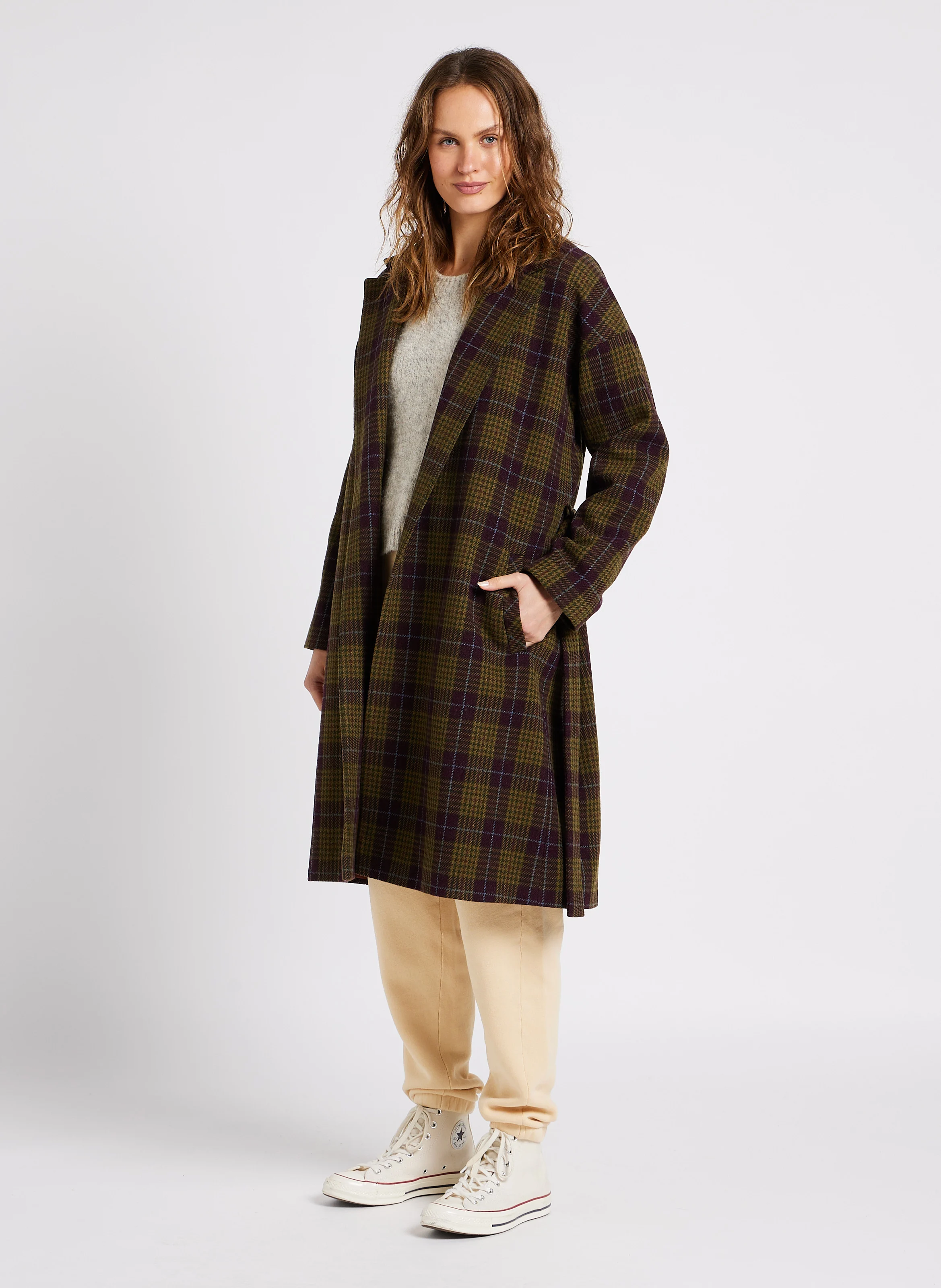 CIKOYA - Pull col rond| Gris