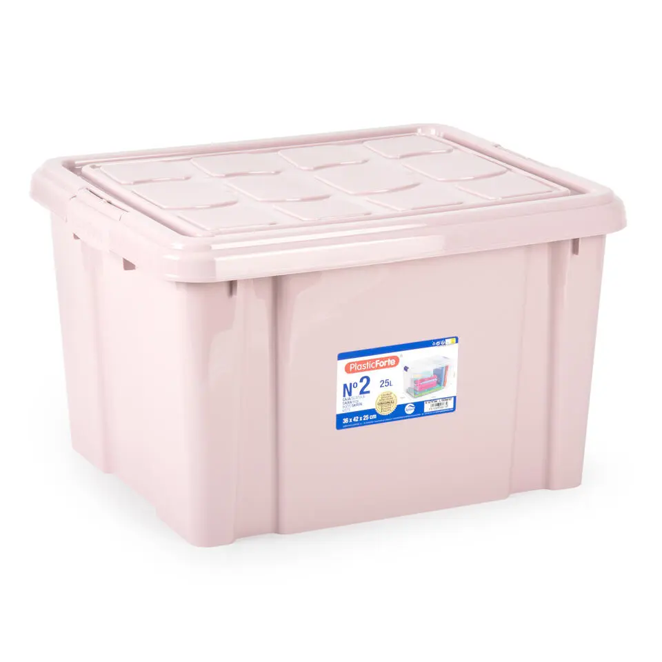 Plasticforte Multi Storage Opslagbox - roze - 25L