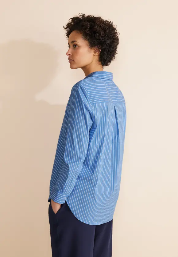 Streifen Hemdbluse - light spring blue