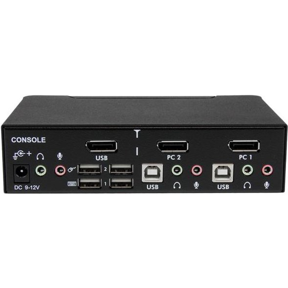 StarTech.com Commutateur KVM 2 Ports DisplayPort, USB et Audio - Switch KVM - 2560x1600