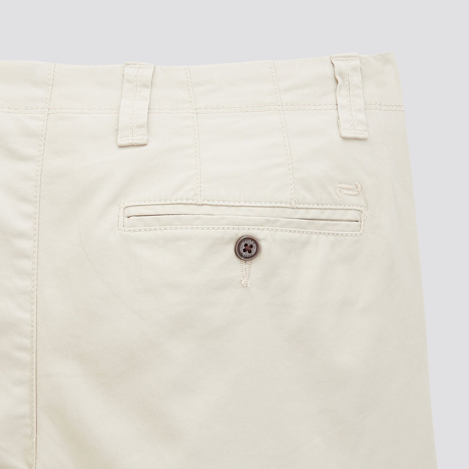 Pantalon chino slim Craie