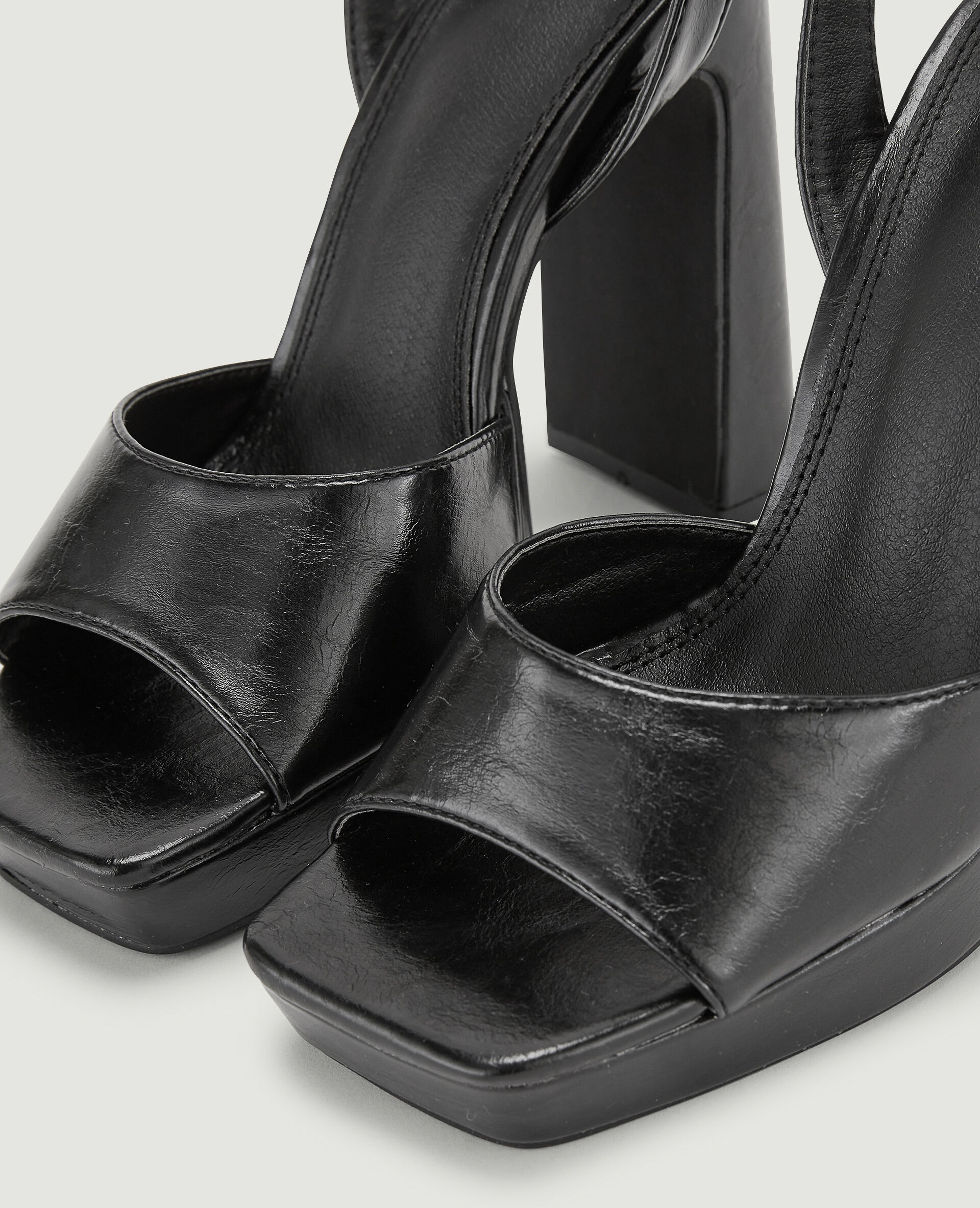 Sandales plateforme - Noir