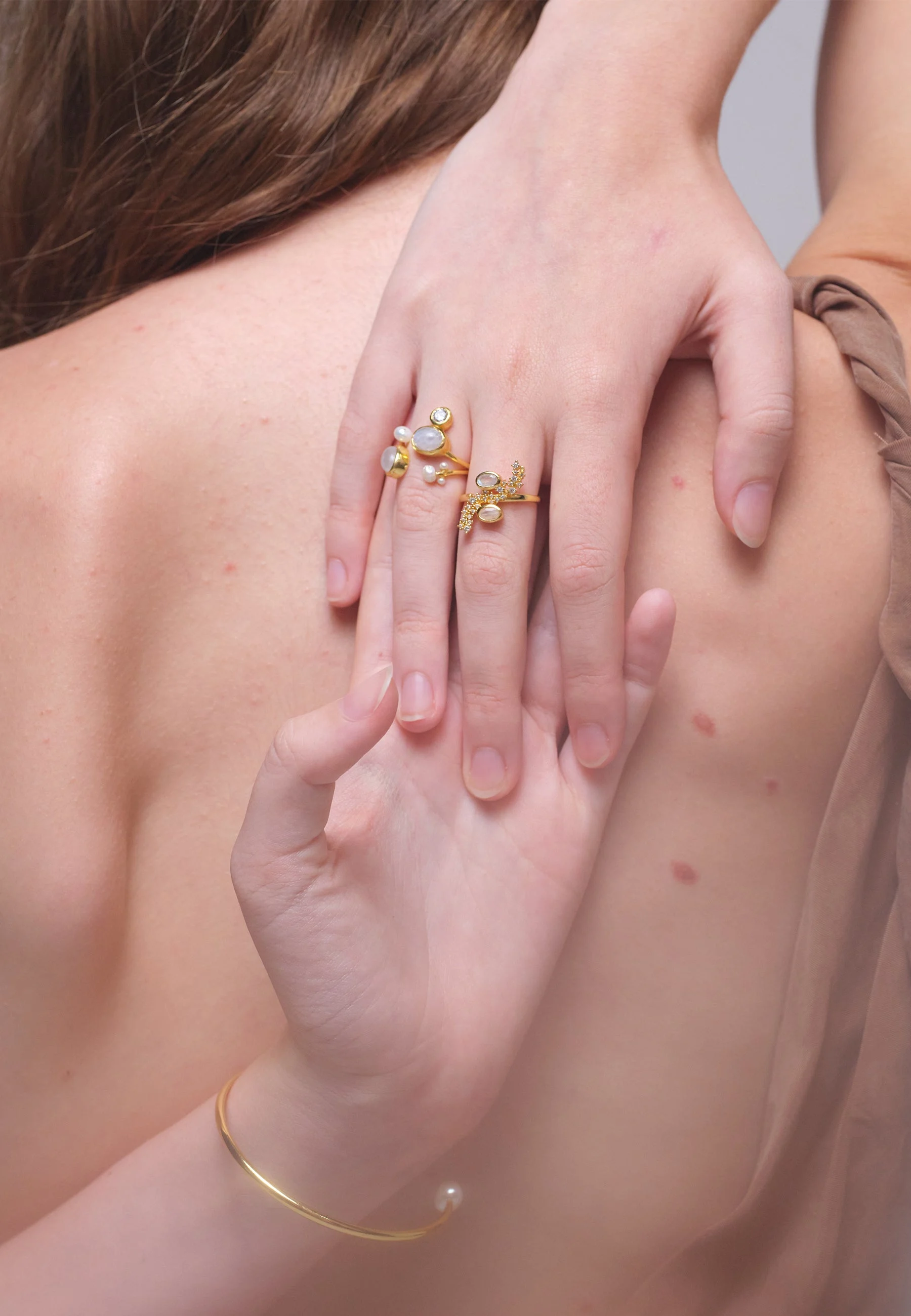 BAGUE CASSARA BLANC - Bague cassara blanc | Blanc