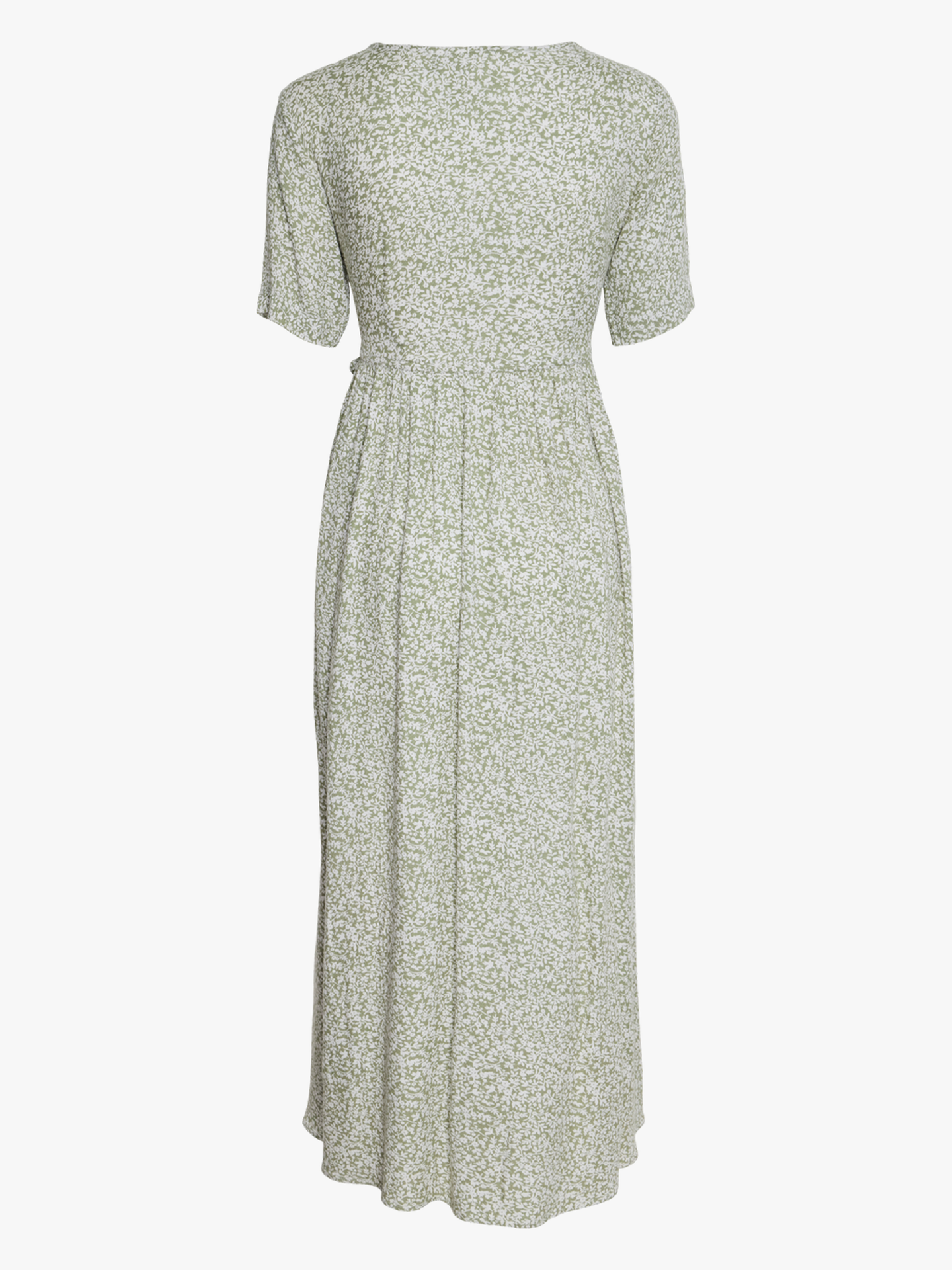 Zeleo Short Sleeve Long Wrap Dress