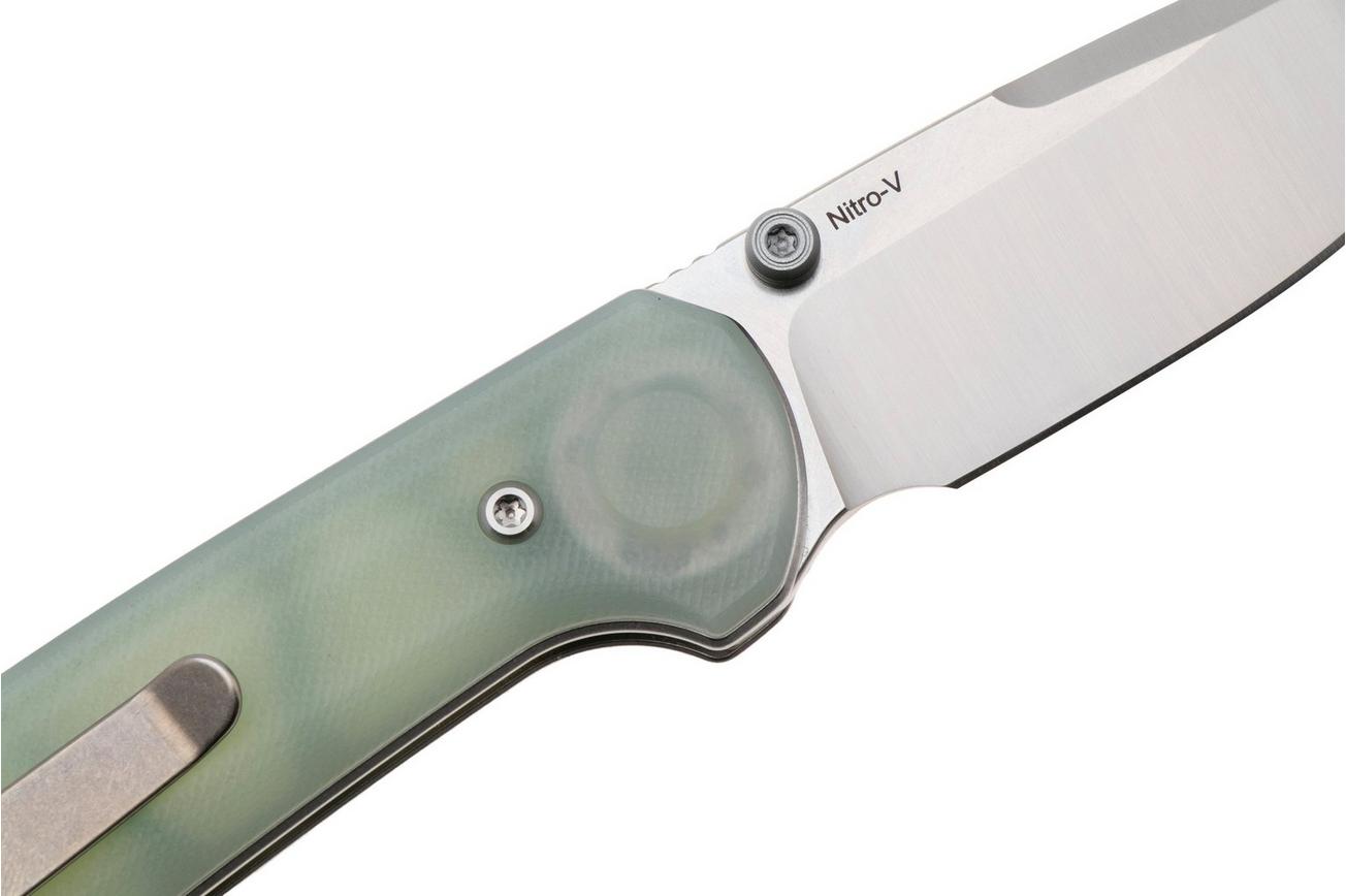 Reate PL-XT Stonewashed Nitro-V, Jade G10, zakmes