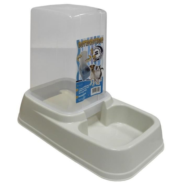 Aime distributeur 2en1 croquettes et eau - pour chat et chien