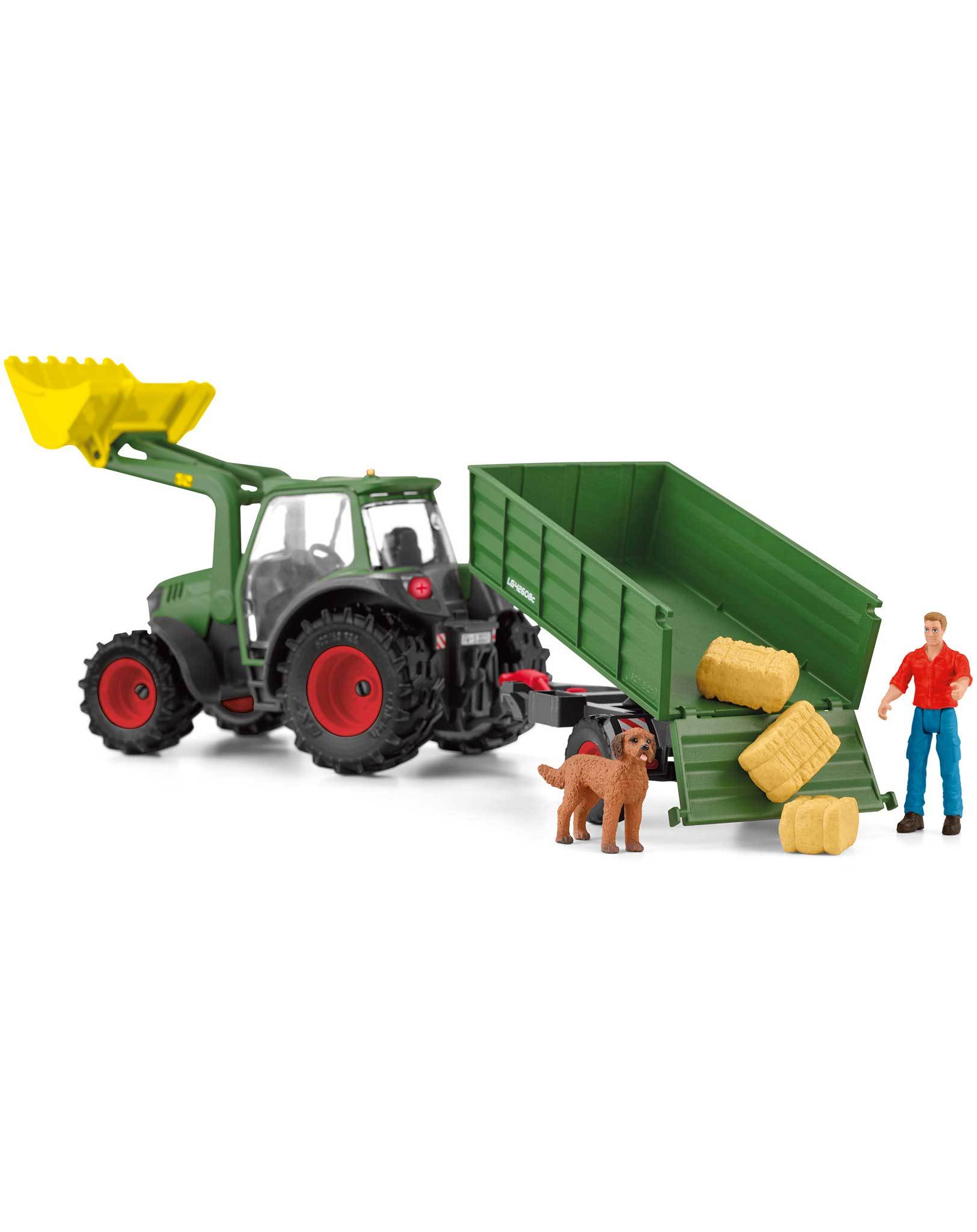 schleich® 42608 Farm World - Traktor mit Anhänger