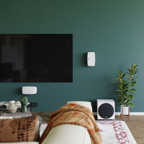 DALI FAZON MIKRO – ultracompacte designluidspreker voor TV, muziek en home-cinema Zwart