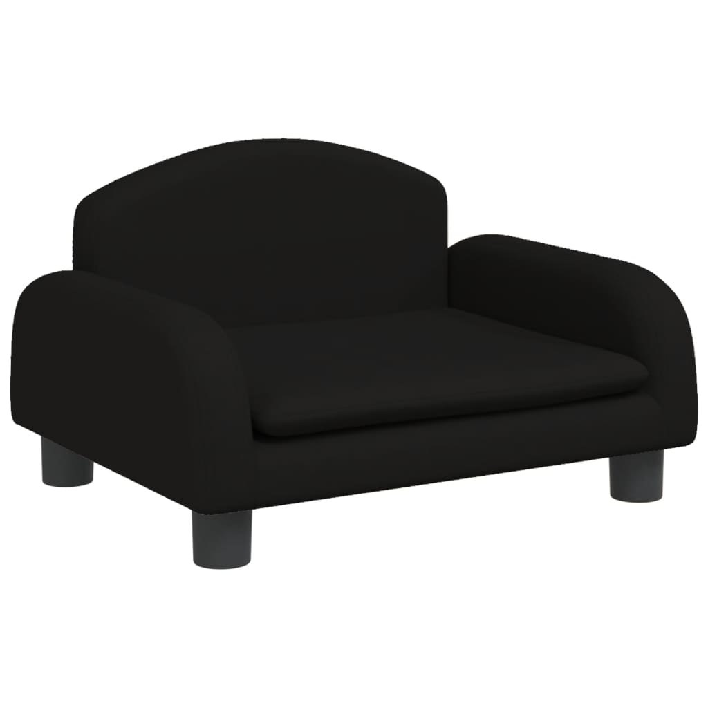 Cama para cães vidaXL em tecido preto, 50x40x30 cm