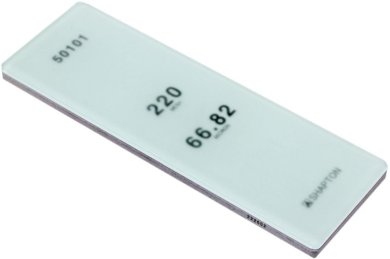 Shapton Glass Stone HR korrel 220 coarse 66.82 micron slijpsteen, 50101