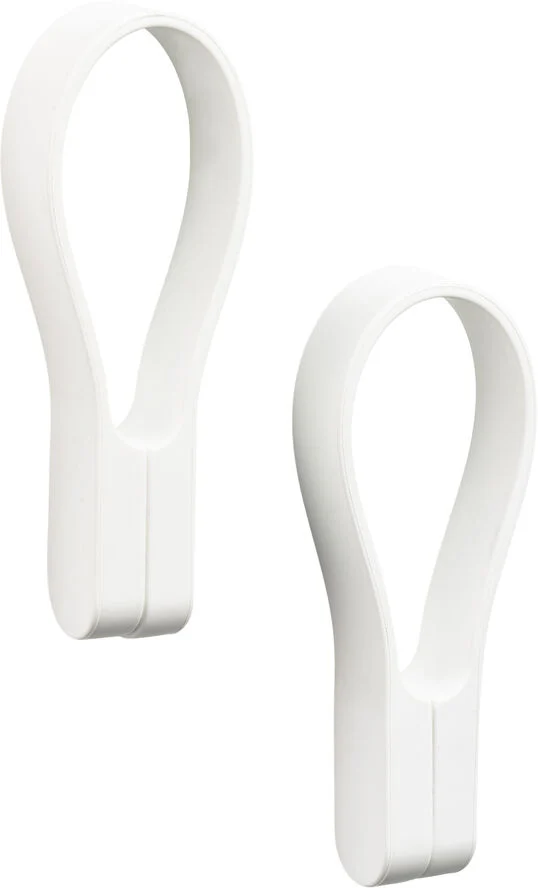 Zone Håndklædestrop Loop magnet 2 stk. White White