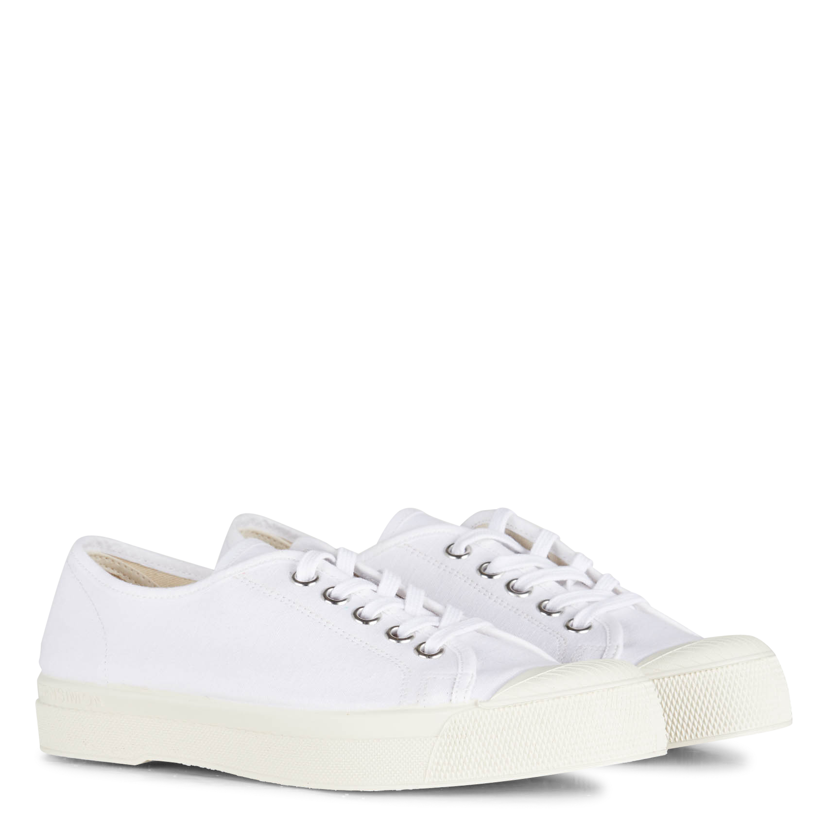 ROMY - Baskets basses en toile| Blanc