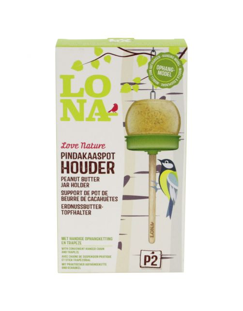 Lona Pindakaaspothouder P2 - Voederhuis - 250 ml Groen