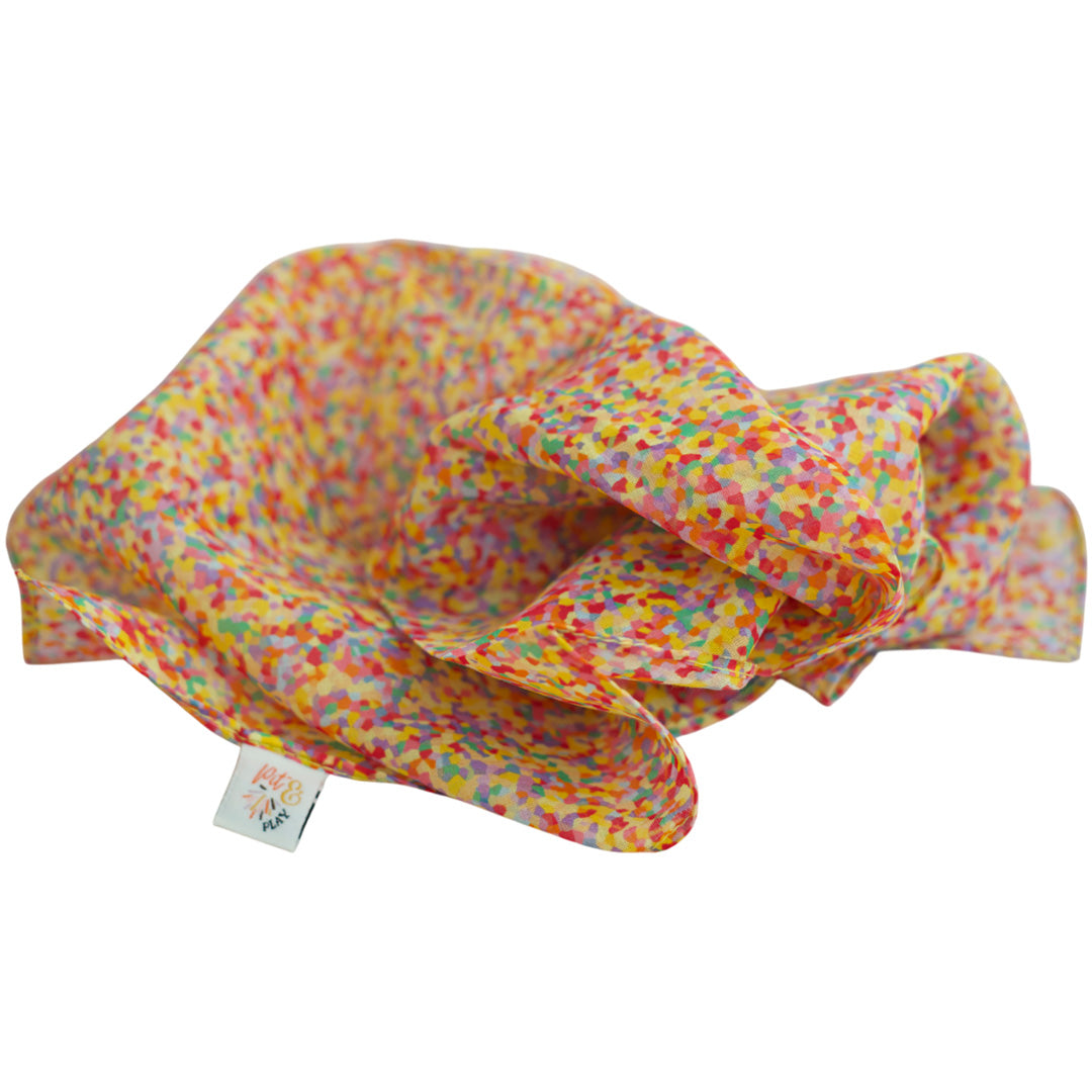 pit and play speeldoek - super confetti - 75x75 cm