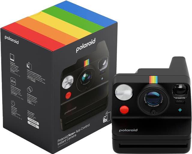 Polaroid Now+ Gen. 3 instantkamera (sort)