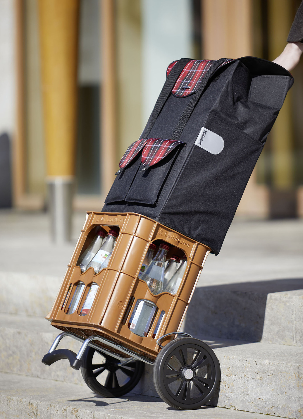 Profi-Einkaufsroller mit extragroßen Rädern